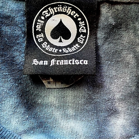 Thrasher Skateboard Magazine Tie Dye  T-shirt - Picture 3 of 3